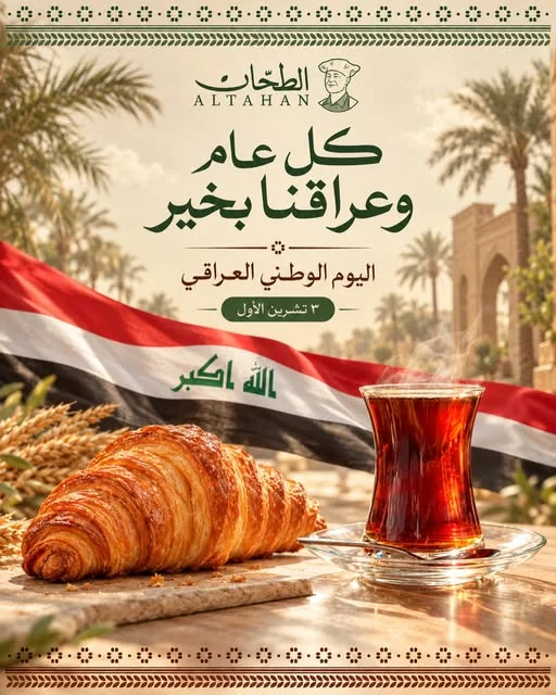تهنئة الطحان باليوم الوطني العراقي